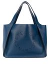 Stella Mccartney 'stella' Shopper Mit Logo In Blue