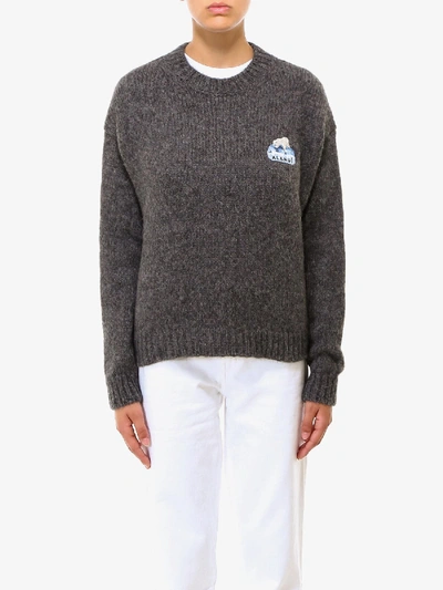Alanui Ribbed Sweater In Grey