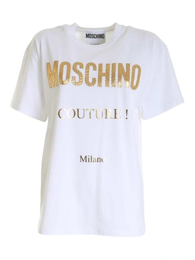 Moschino Couture T-shirt In White
