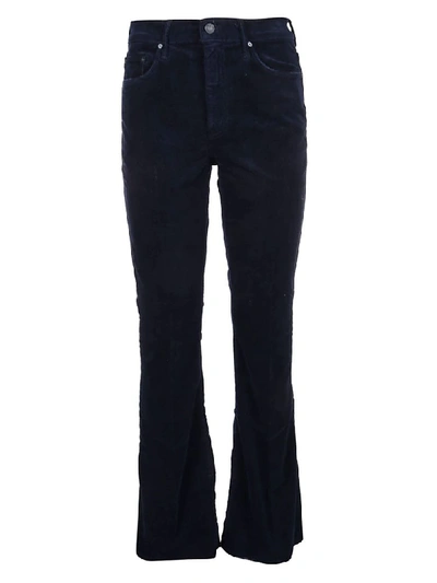 Mother Jeans The Weekender Fray In Nvy Nvy Navy