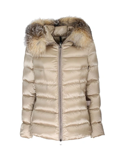 Moncler Tati Parka In Beige