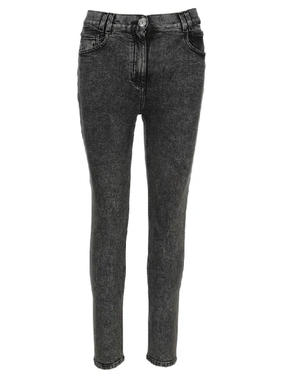 Balmain Skinny Fit Jeans In Grey