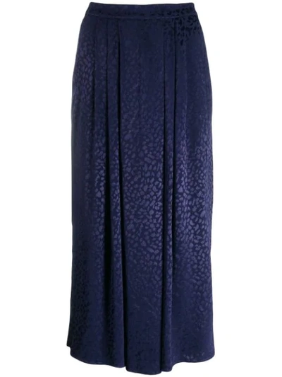 Roseanna Blondwalker Slip Skirt In Blue