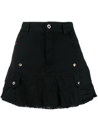 Diesel Denim Skirt In Black