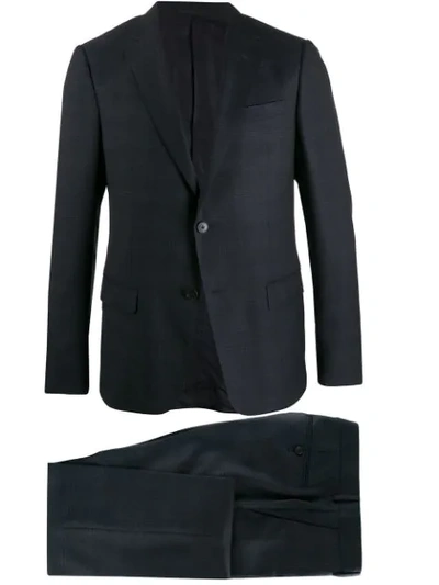 Z Zegna Slim-fit Two Piece Suit In Blue