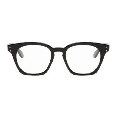 Gucci Black Square Glasses In 001 Black