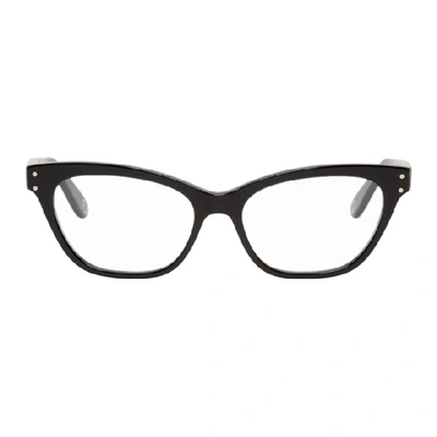 Gucci Black Cat-eye Glasses In 005 Black