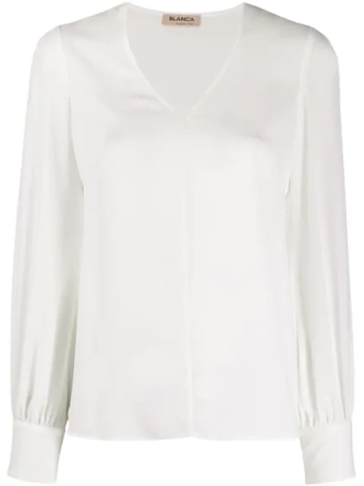 Blanca Loose-fit Blouse In White
