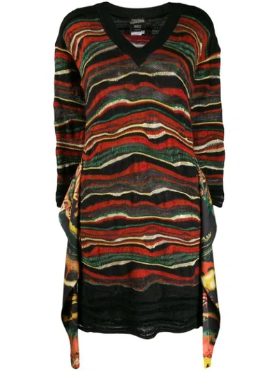 Pre-owned Jean Paul Gaultier 2000s Knitted Dress In Black