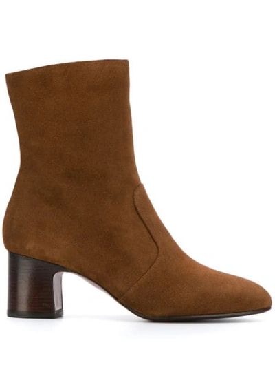 Chie Mihara Nanaylon Ankle Boots In Brown