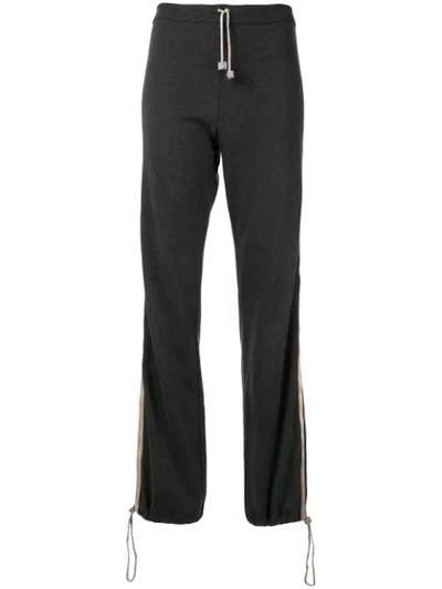 Pre-owned Chanel 2002 Sports Line Track Pants In Grey ModeSens