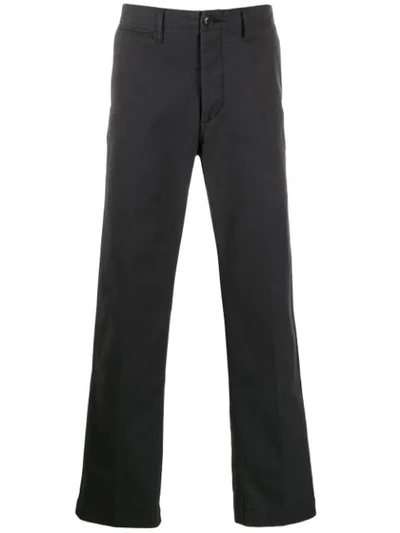 Visvim Loose-fit Chino Trousers In Black