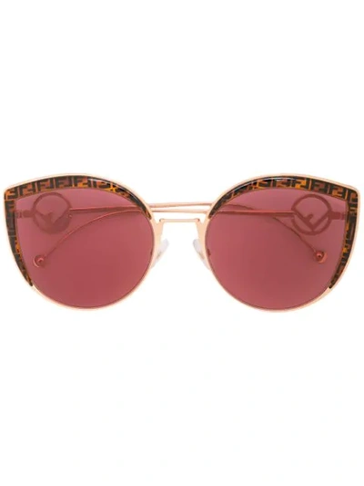 Fendi F Is  Cat-eye Sunglasses In Pink