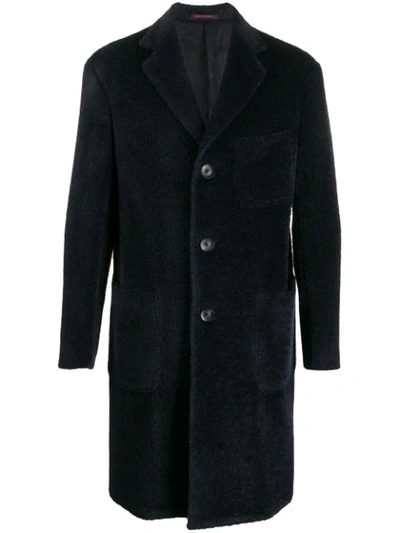 The Gigi Rigell Single-breasted Coat In Blue