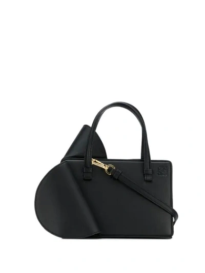 Loewe Small Postal Wings Tote Bag In 1100 Black