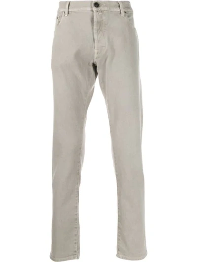 Jacob Cohen Mid-rise Regular Fit Jeans In Grey