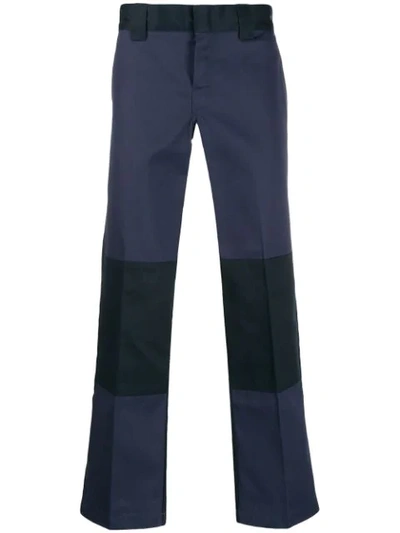 Dickies Construct Contrast Panel Trousers In Blue