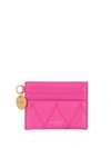 Givenchy Logo Embossed Cardholder In Pink