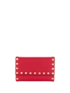 Valentino Garavani Garavani Rockstud Wallet In Red