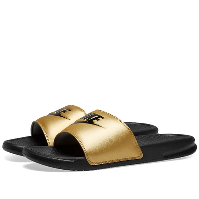 Nike Kawa Slide Sandal In Gold