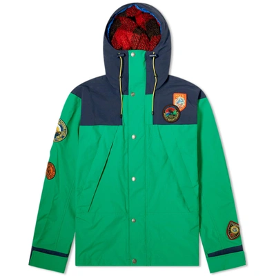 Polo Ralph Lauren Sportsman Patch Hooded Jacket In Green
