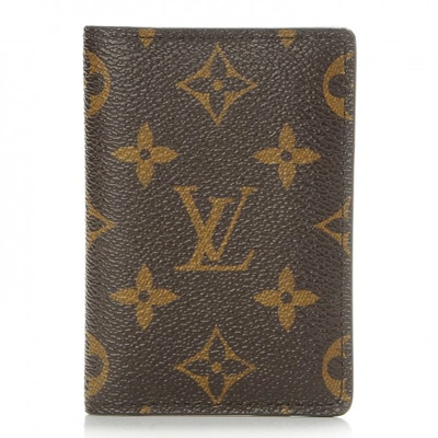 Pre-owned Louis Vuitton  Pocket Organizer Monogram Brown