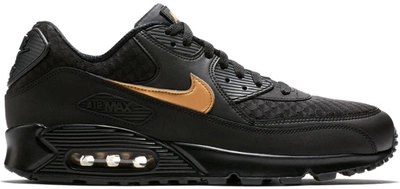 Pre-owned Nike Air Max 90 Essential Black Gold In Black/metallic Gold |  ModeSens
