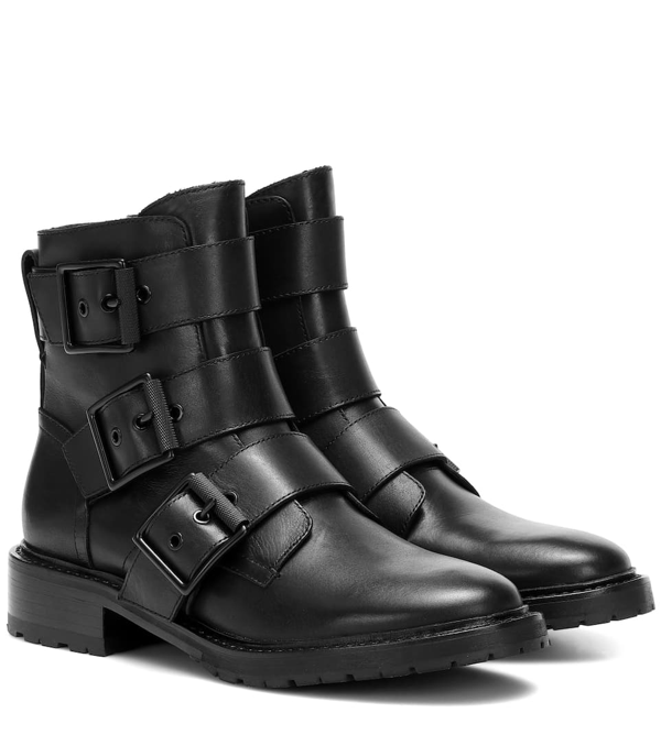 Rag & Bone Cannon Leather Ankle Boots In Black | ModeSens