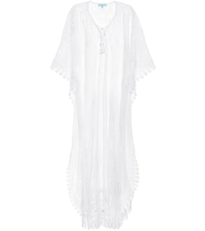 Melissa Odabash Nicki Cotton-blend Lace Kaftan In White