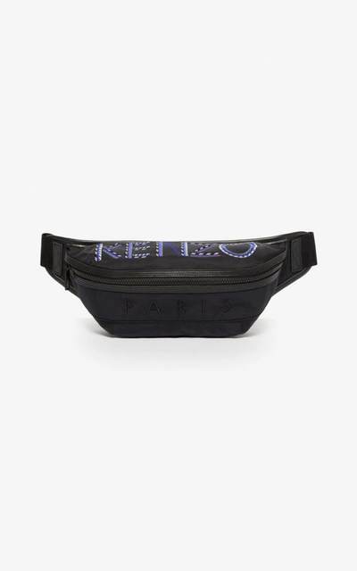 Kenzo Logo Bumbag In Black