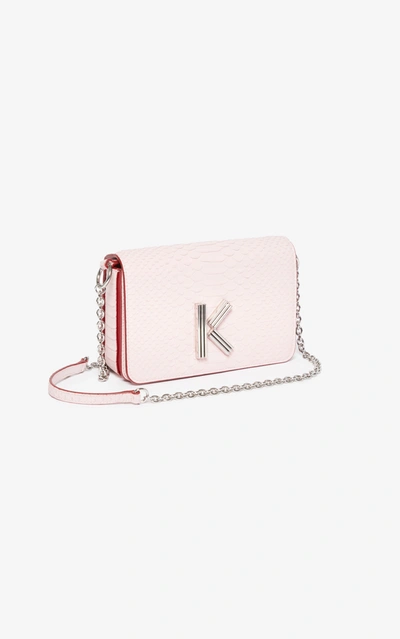 Kenzo K-bag Chainy Bag In Pastel Pink