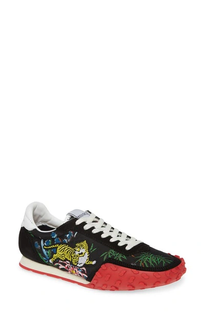 Kenzo Move Sneaker In Black Black