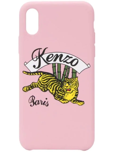 Kenzo Logo-print Iphone X/xs Case In Pink