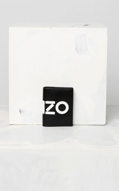 Kenzo Colorblock Leather Cardholder
