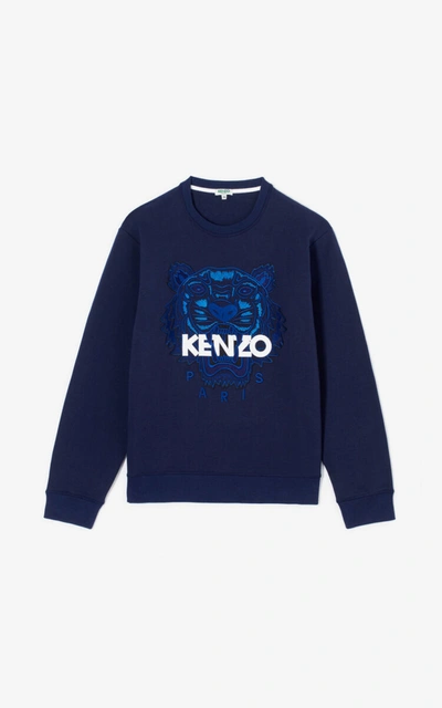 Kenzo Sweatshirt Tigre In Ink