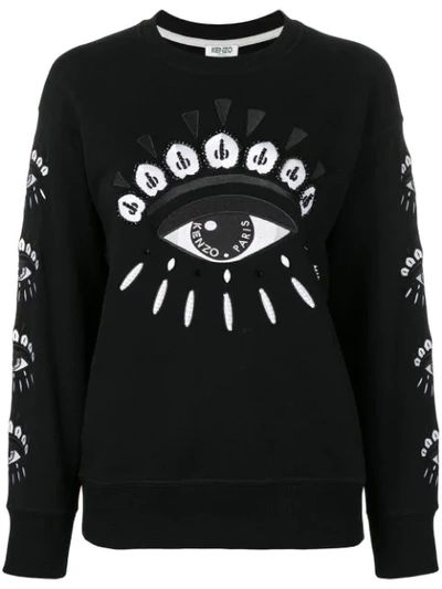 Kenzo Multi Eye Sweatshirt In Black