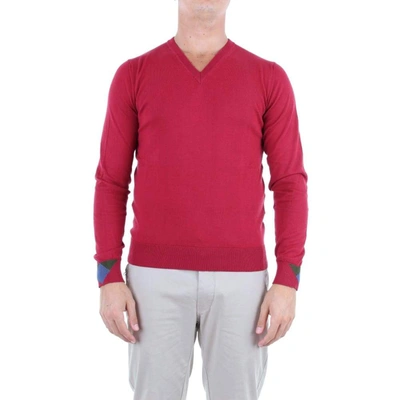 Etro Men's Red Cotton Sweater