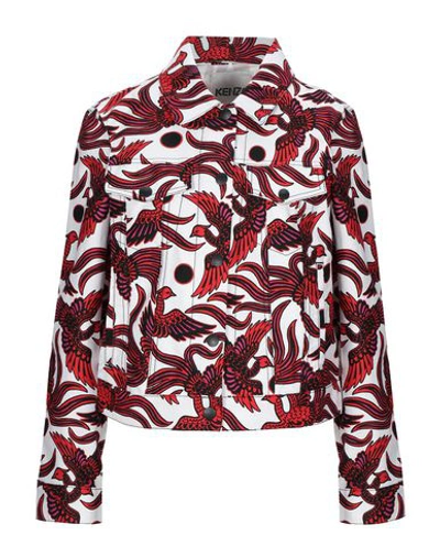 Kenzo 'flying Phoenix' Jacket In Red