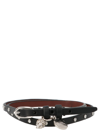Alexander Mcqueen Studded Multi-wrap Bracelet In Black