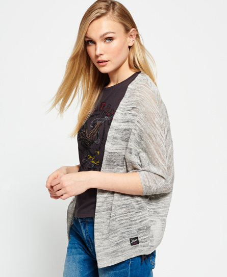 superdry grey cardigan