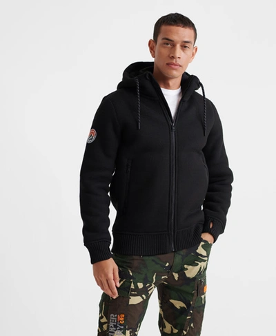 Superdry Bonded Zip Hoodie In Black | ModeSens