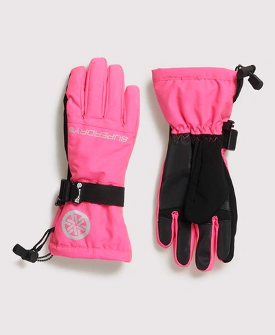 Superdry Ultimate Snow Rescue Gloves In Pink