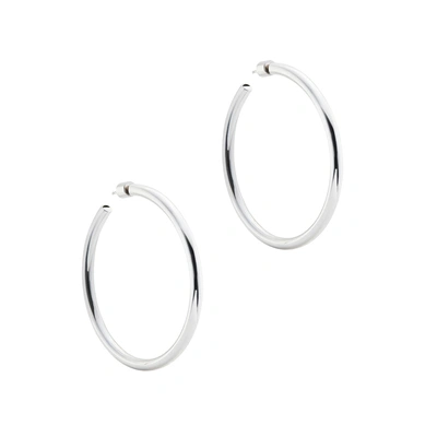 Jennifer Fisher 2" Goop Hoops Earring In Sterling Silver