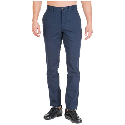 Michael Michael Kors Classic Chino Trousers In Blue