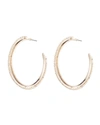 Alexis Bittar Woodland Fantasy Crystal Encrusted Spiked Hoop Earrings In Clear/gold