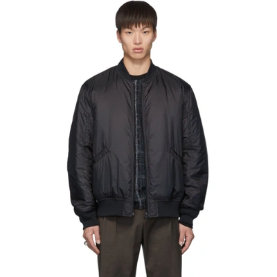 Undercover Padded Bomber Jacket In Black