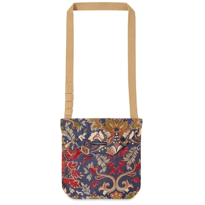 Engineered Garments Shoulder Pouch In Blue,neutral,red In Multi