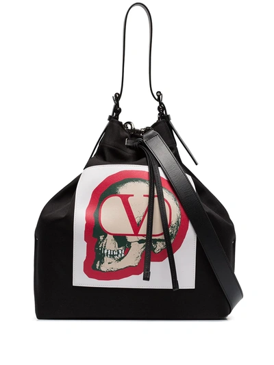 Valentino Garavani X Undercover Bucket Bag In Black