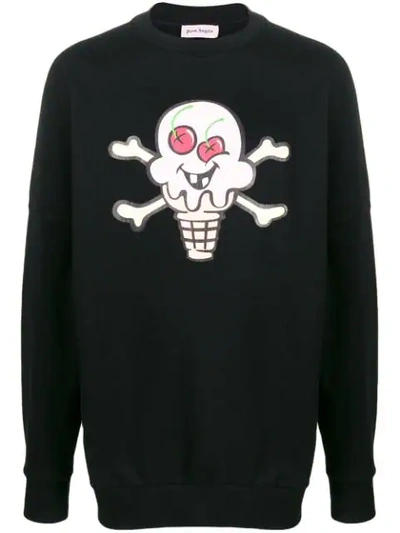 Palm angels hoodie discount skull