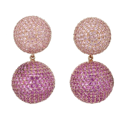 Anabela Chan Rose Sapphire Bauble Earrings In Not Applicable